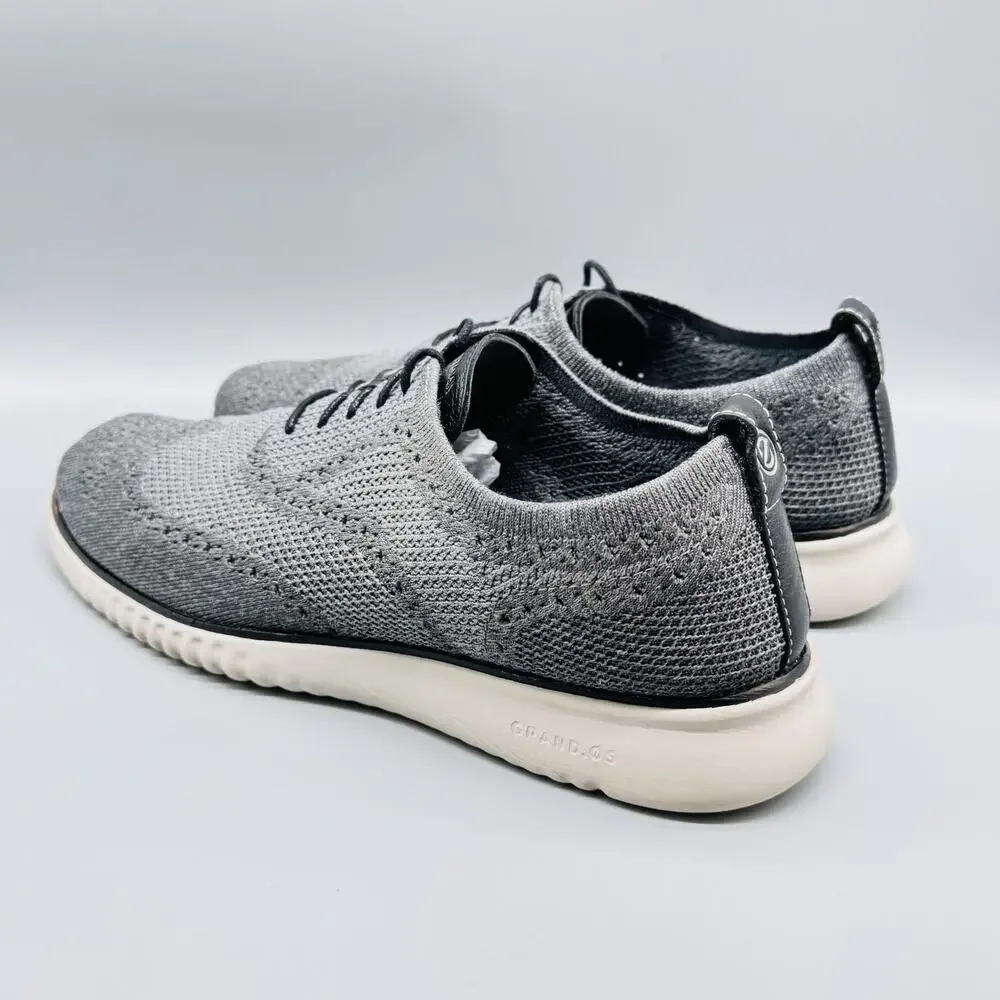 Cole Haan Shoes Mens 13 Gray OriginalGrand Stitchlite Wingtip Oxford Sneaker